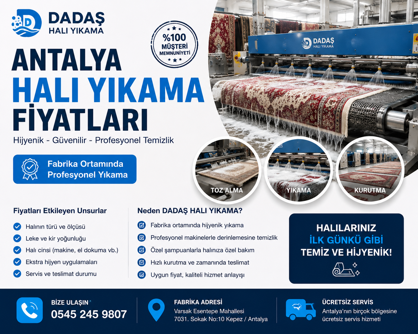 Antalya Halı Yıkama Fiyatları | Antalya Halı Yıkama Fiyat Hesaplama
